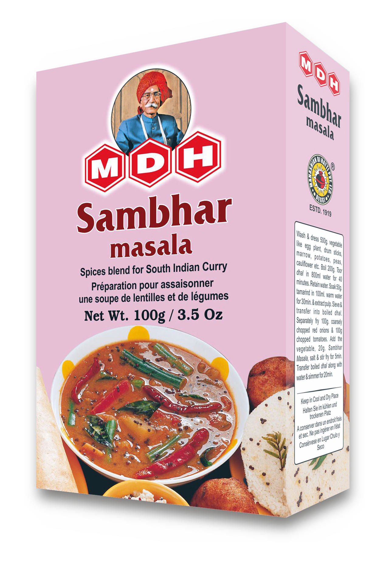 MDH SAMBAR MASALA 60X100 GM 