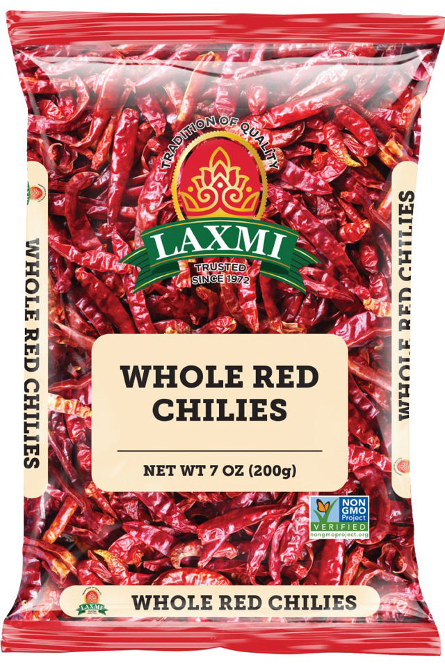 LX. RED CHILI WHOLE 12X200 GM (NONGMO)