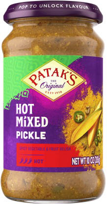 PATAK MIXED PICKLE HOT 6X10 OZ