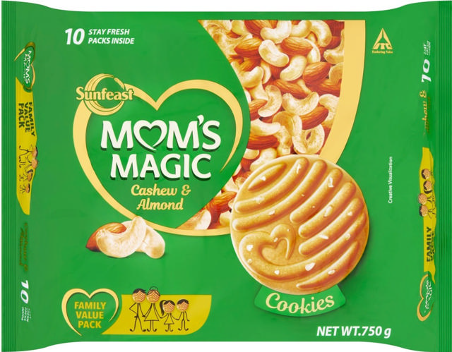 SUNFEAST MOM'S MAGIC CASHEW ALMONDS 12X750 GM