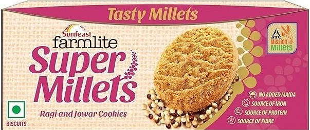 SUNFEAST SUPER MILLETS COOKIES 36X75 GM