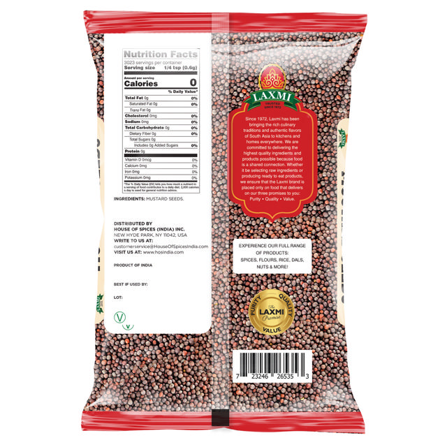 LX. MUSTARD SEED 6X4 LB (RESTAURANT PACK)